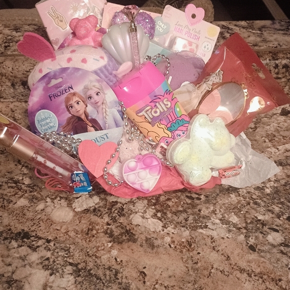 Disney and Trolls Gift Set custom gift basket Girls - Picture 1 of 6